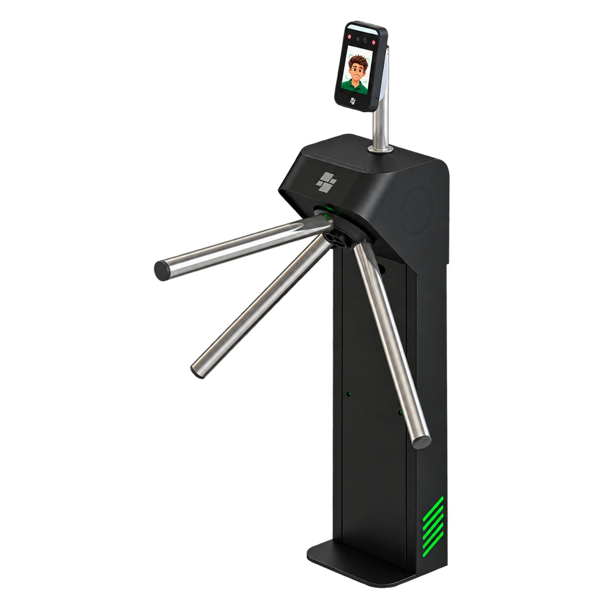 Catraca Standard Pedestal · Leitor facial e suporte